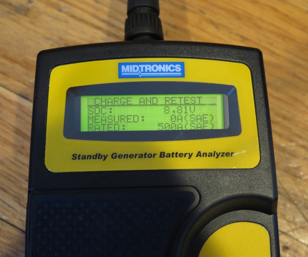 Midtronics Celltron START Micro 505 XL Standby Generator & Car Battery Analyzer