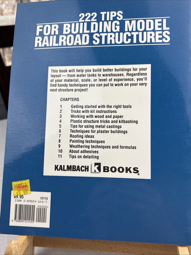222 Tips For Building Model Railroad Structures (Dave Frary) Handbook No. 34