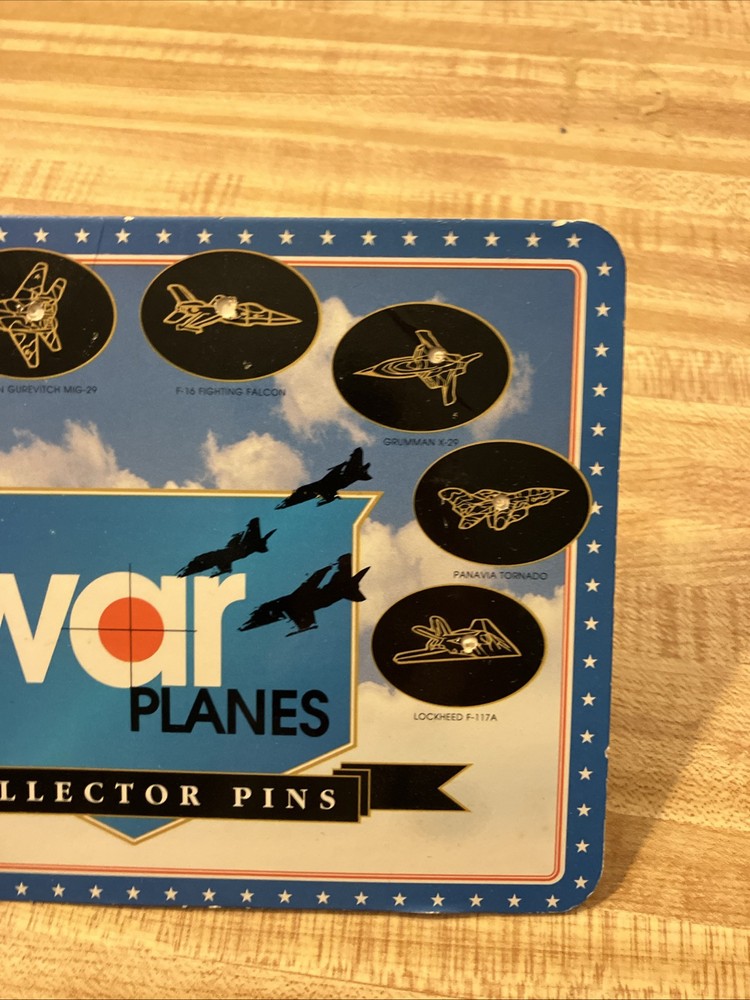 War Planes Collection Pins- Display Only- NO Pins