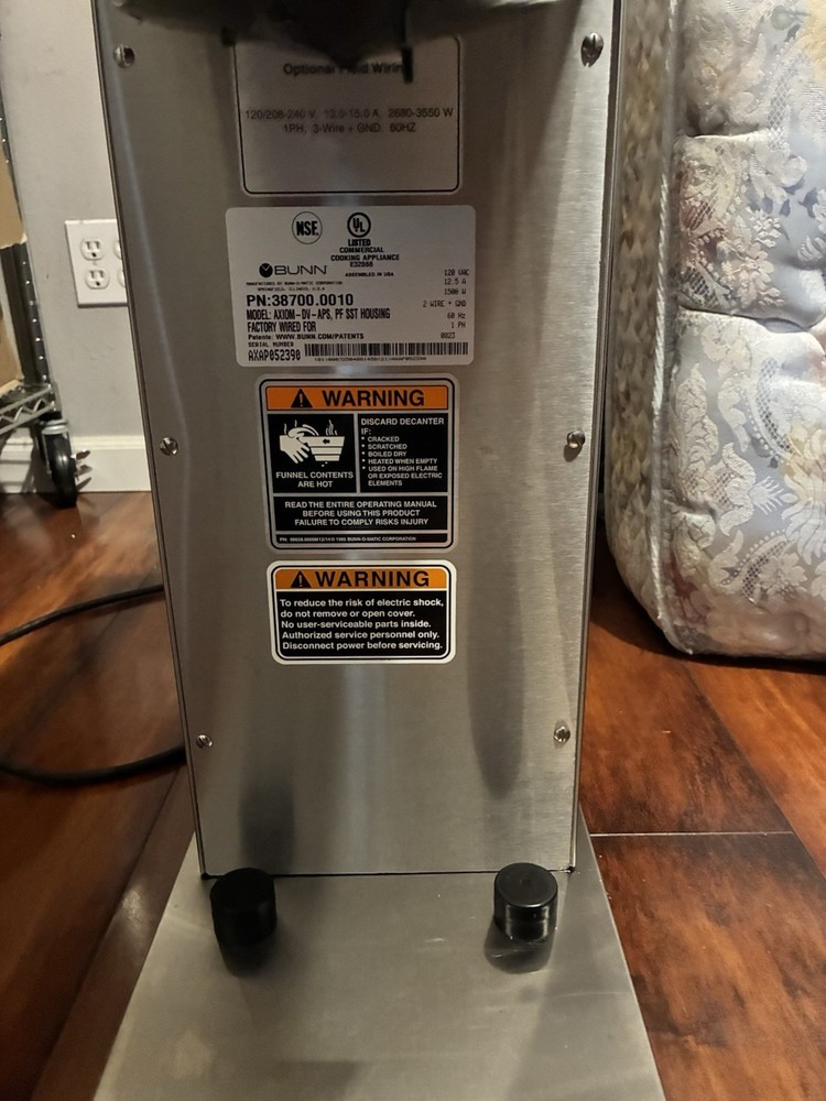 Bunn Axiom-DV-APS, PF
