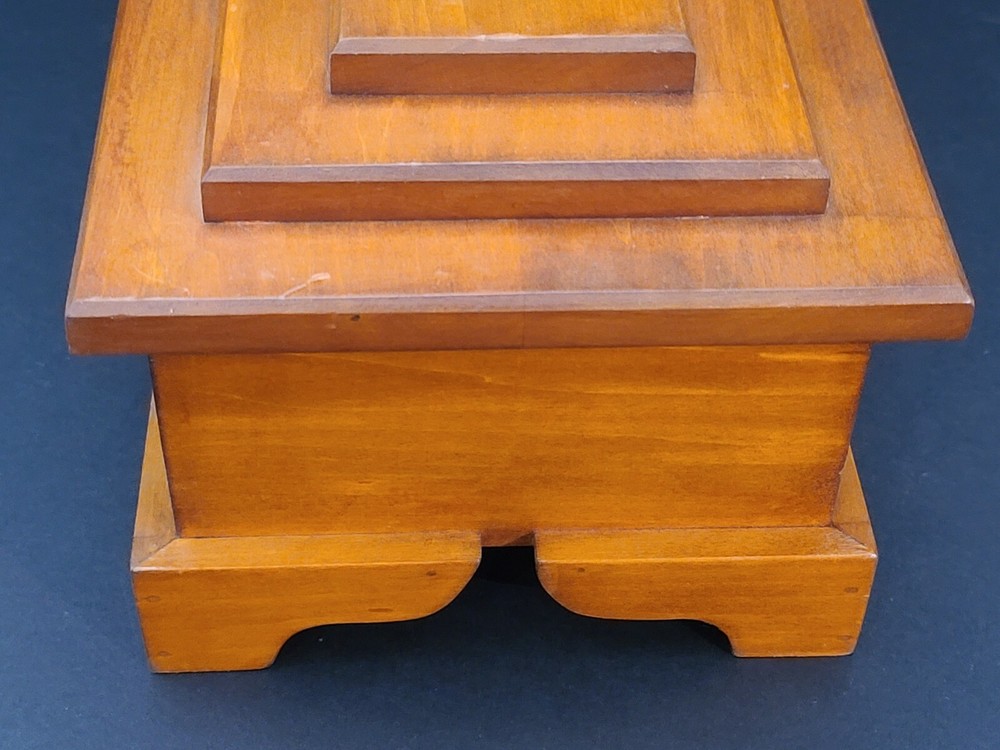 Decoative Wood Chest Box With Removable Lid