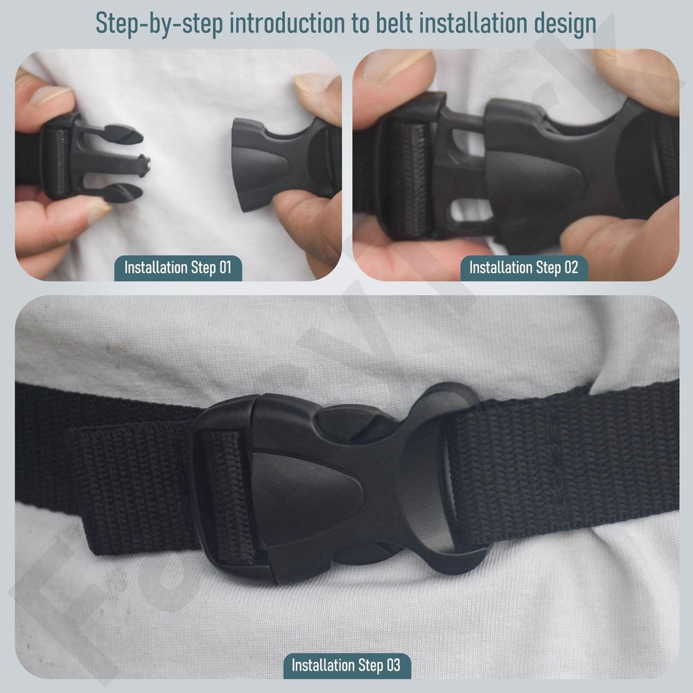 Backpack Sprayer Shoulder Straps Replacement Adjustable Padded Belt Black