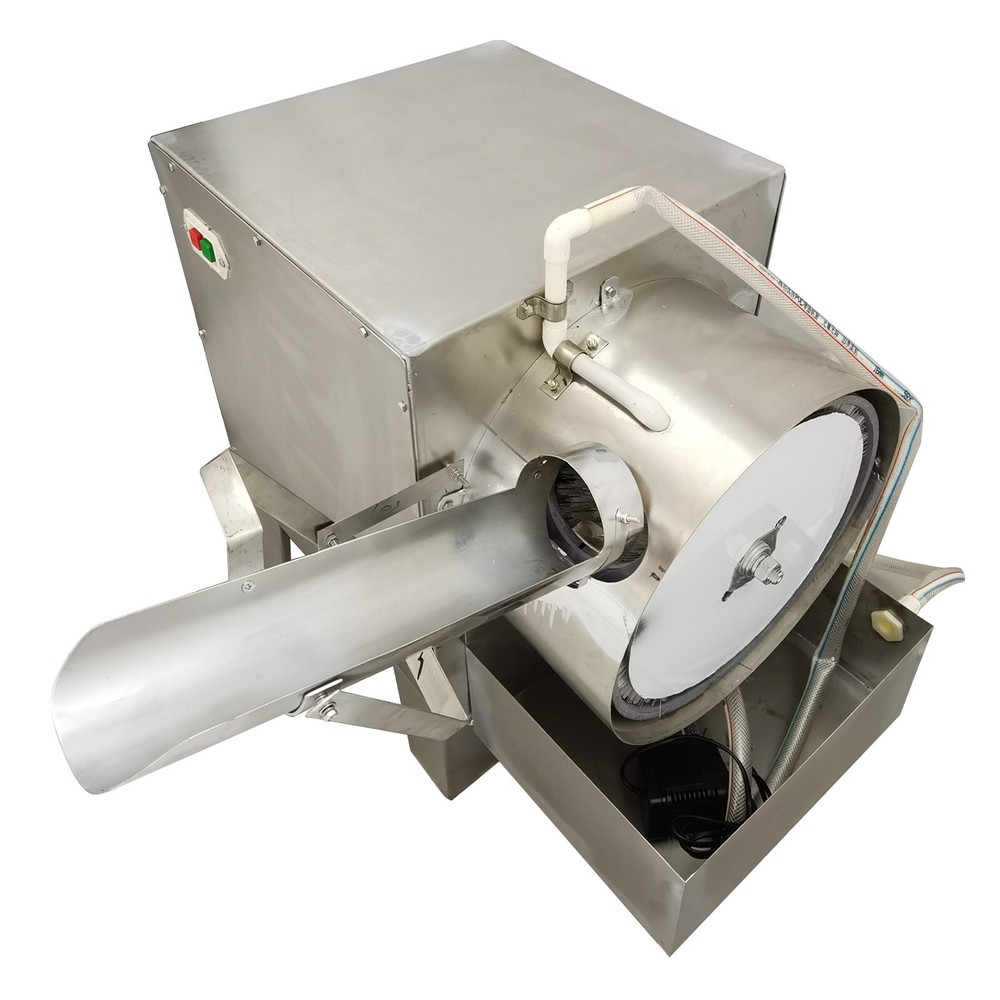 Single Row Electric Egg Shell Washer Cleaner Auto Egg Surface Washing Machine