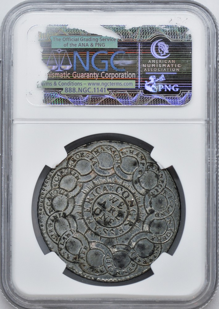 1776 CONTINENTAL $1 NGC MS 63