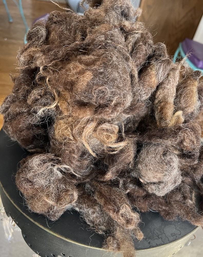 Natural Colored Wool Washed 8 Ounces. #31