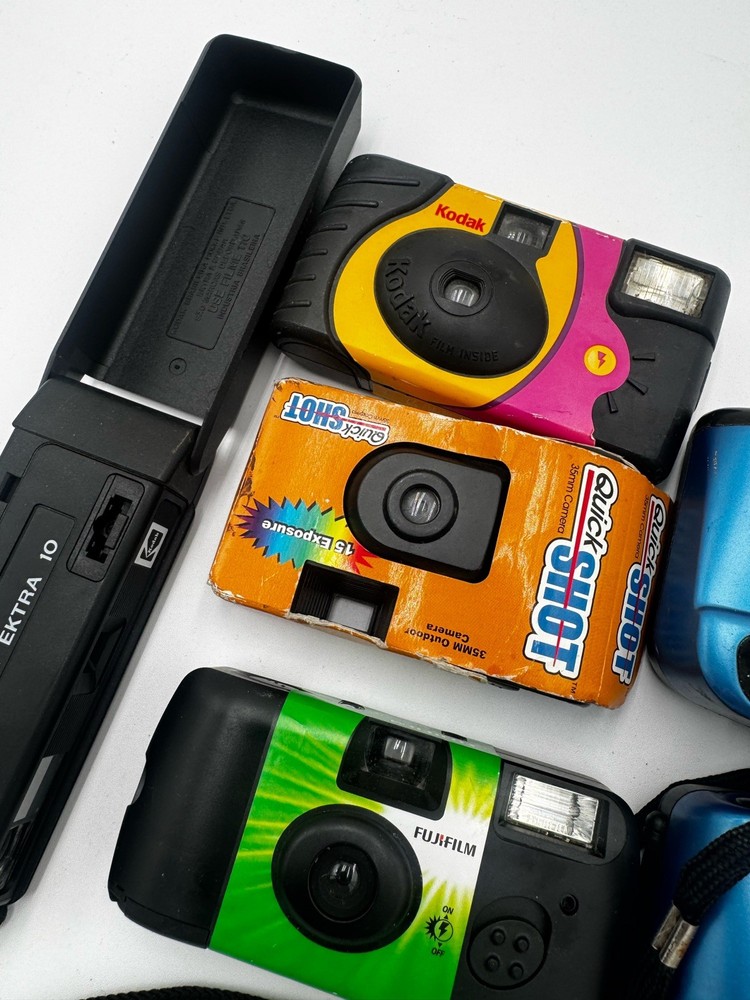 Vintage Disposable camera single use camera collection 6 cameras