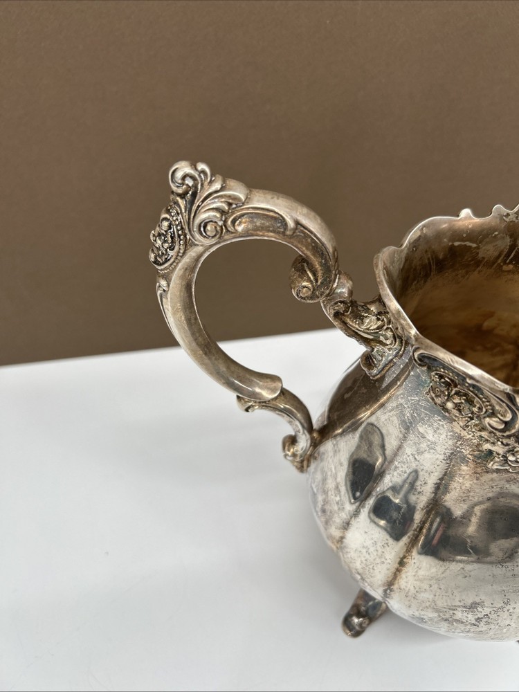 Wallace Baroque 267 Silverplate Footed Water Pitcher Large