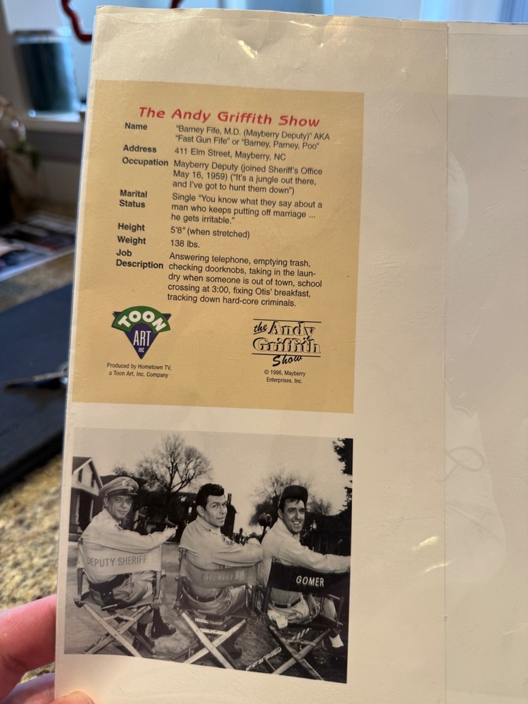 Don Knott's signed autographed photo