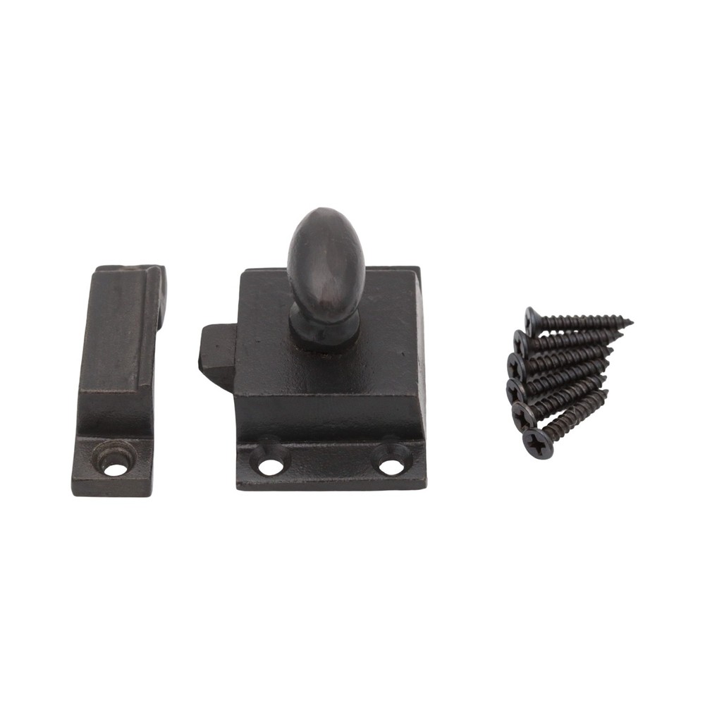 Spring Loaded Square Cast Iron Cabinet Latch