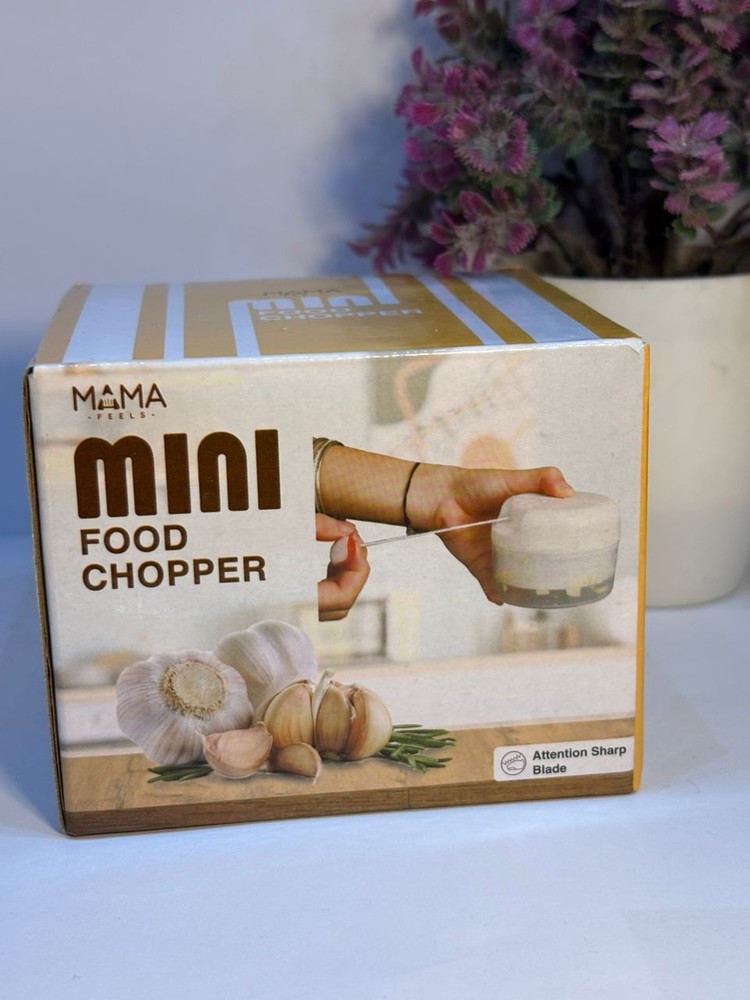 Mini Pull String Garlic Onion Ginger Chili Chopper Manual Food Processor