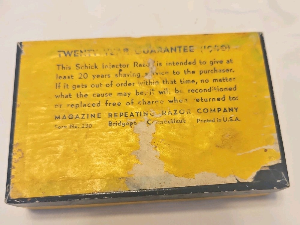Vintage Schick Injector Razor