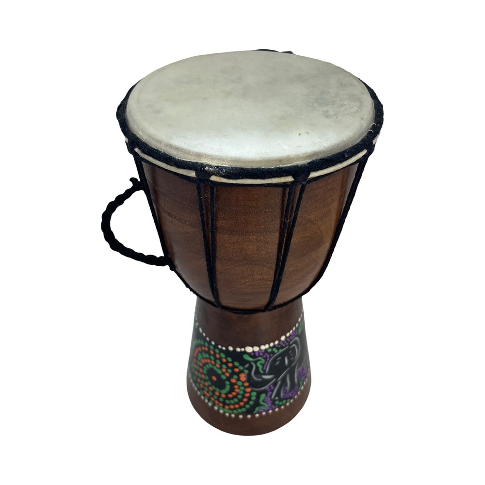 Decorative Bongo Drum 11.5in Tall