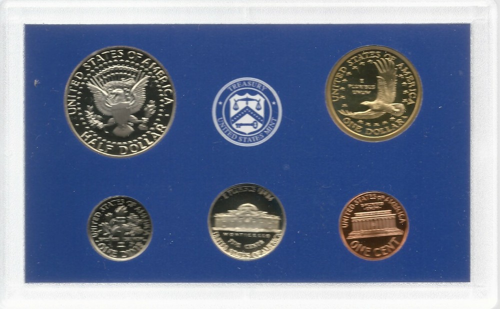 2001-S US PROOF SET - 10 Coins Includes State Quarters