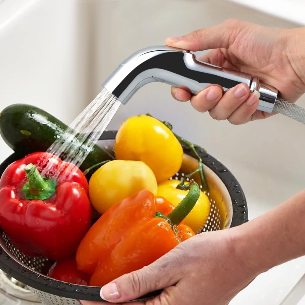 Universal Sink Spray Attachment – Pull-Out Faucet Sprayer Replacement for Delta,