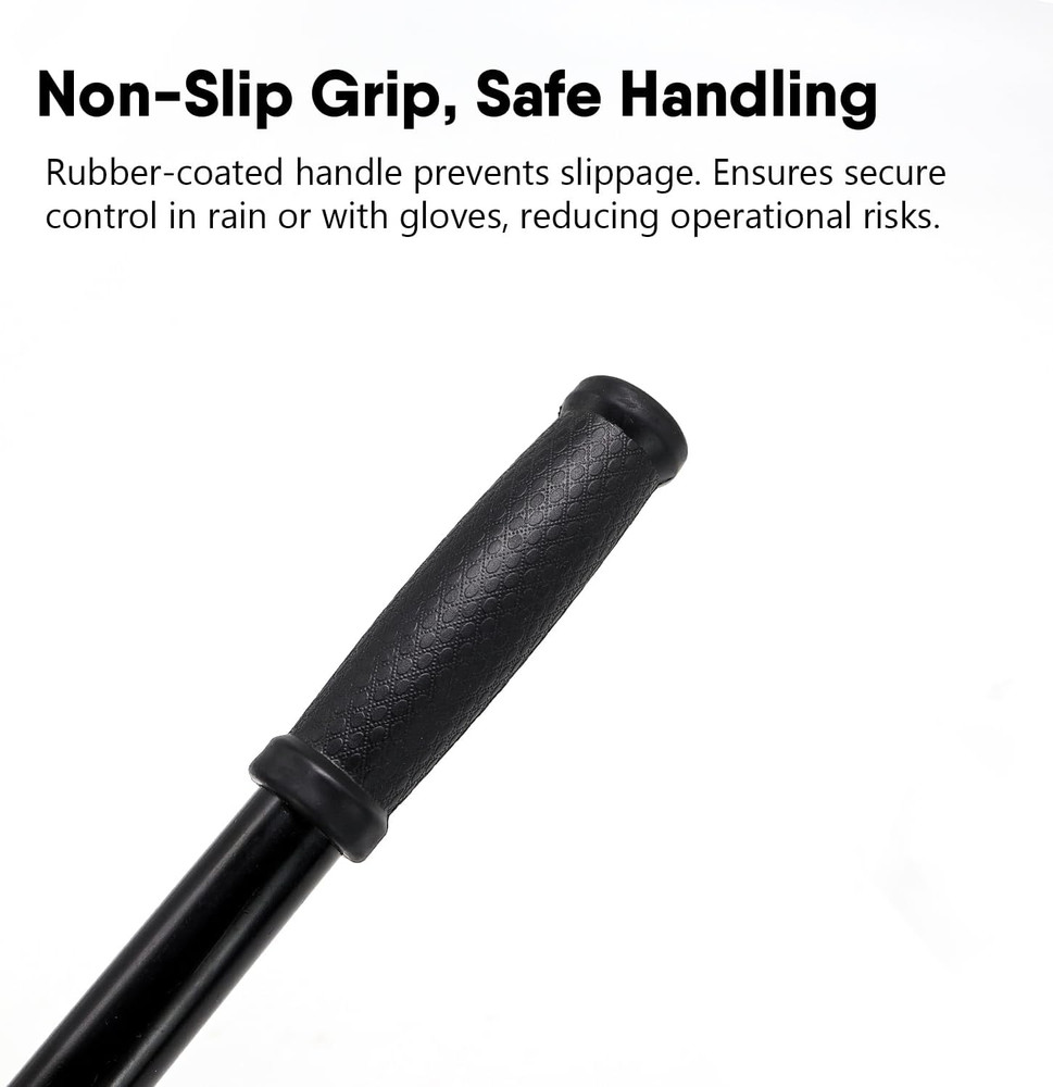 Heavy-Duty Container Door Leverage Tool Enhanced Persuader Bar with Ergonomic De