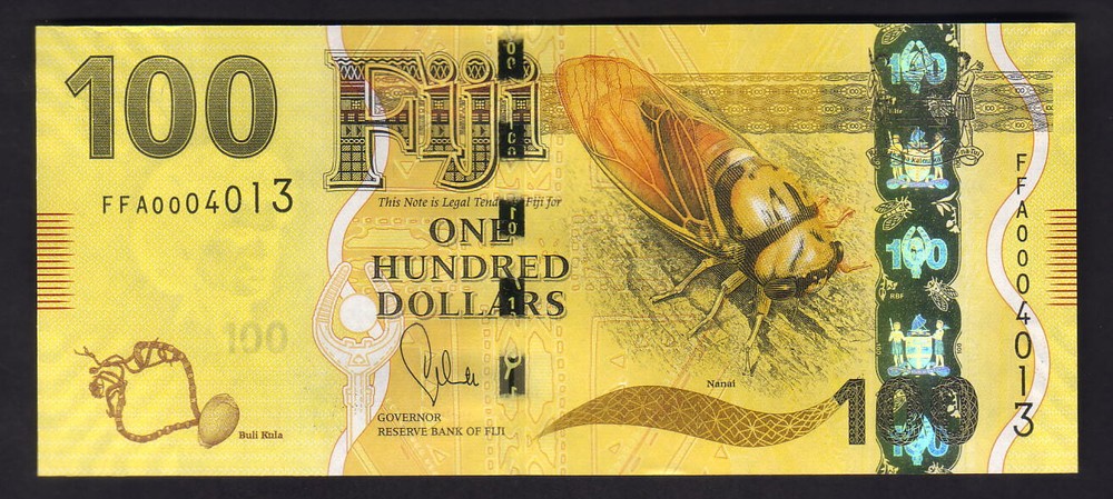 FIJI P-119a. (2013) 100 Dollars.. UNC