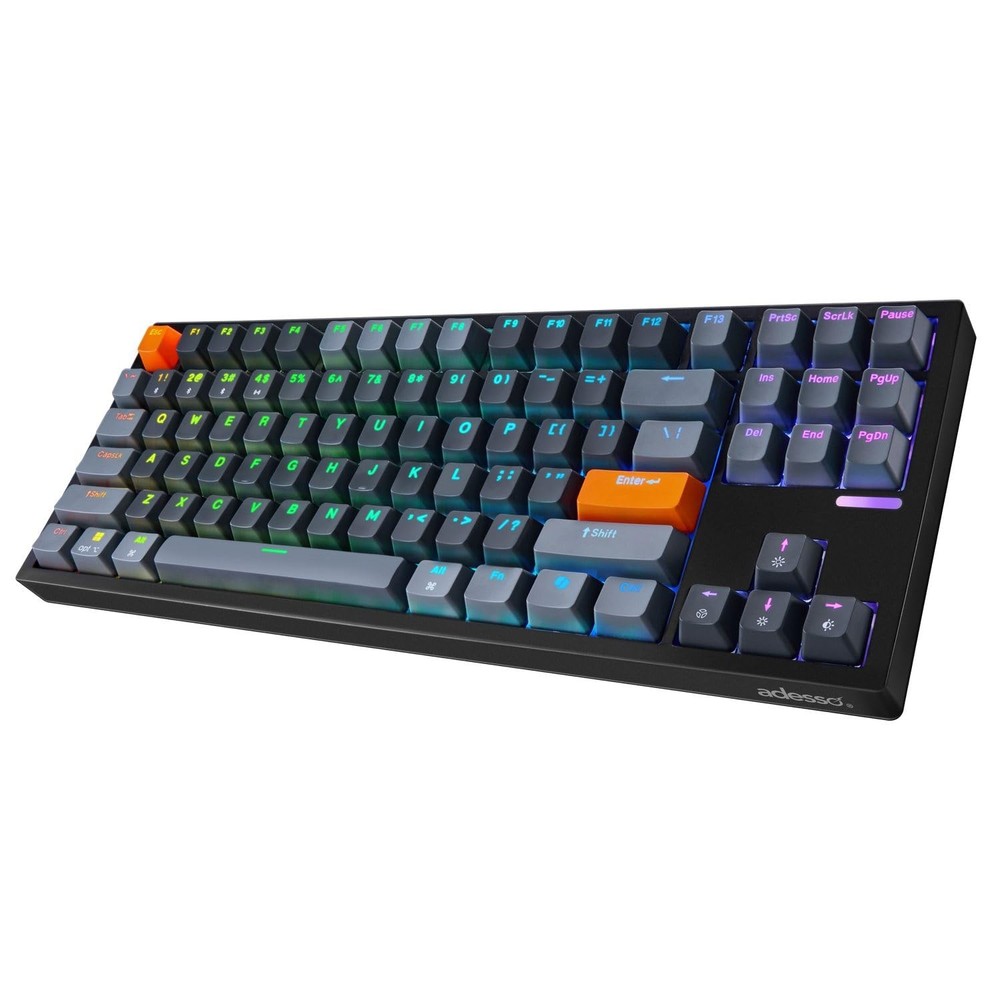 EasyTouch 1100 Wired/Wireless/Bluetooth Multi-OS Illuminated Mechanical VIA C...