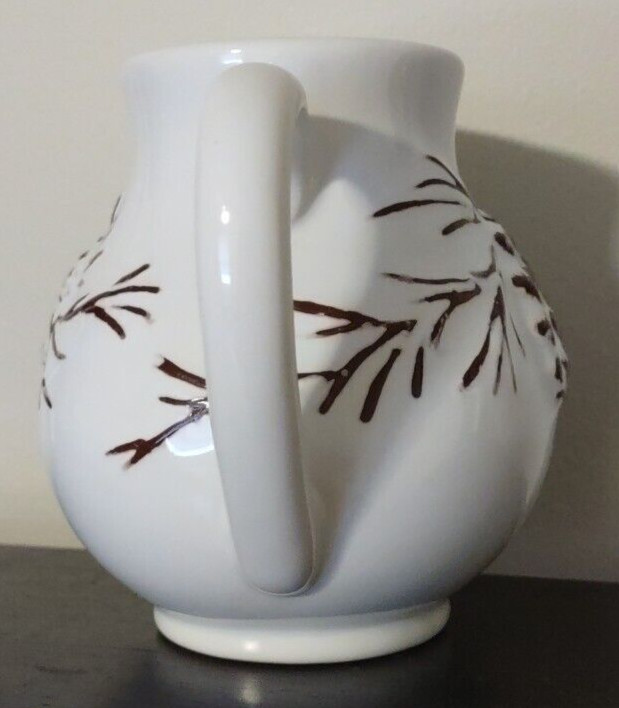 Pine Cone Embossed Ceramic Coffee Creamer