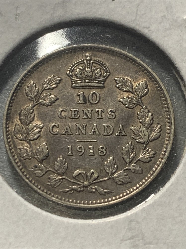1918 Canada 10 Cents *Silver*