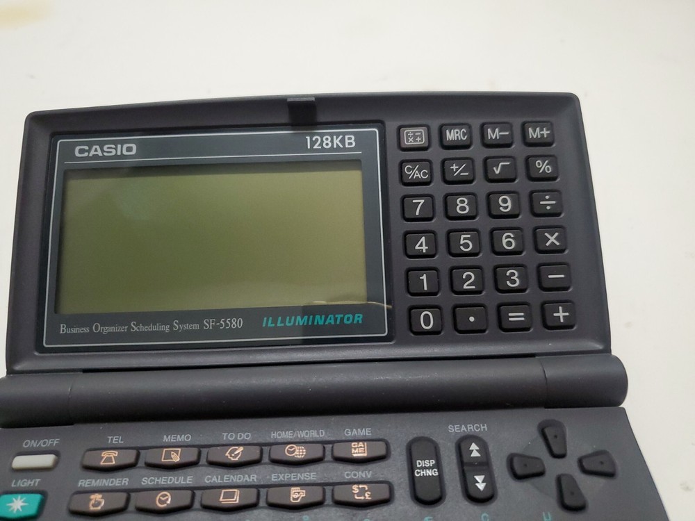 Casio Business Organization Scheduling System SF 5580 128KB
