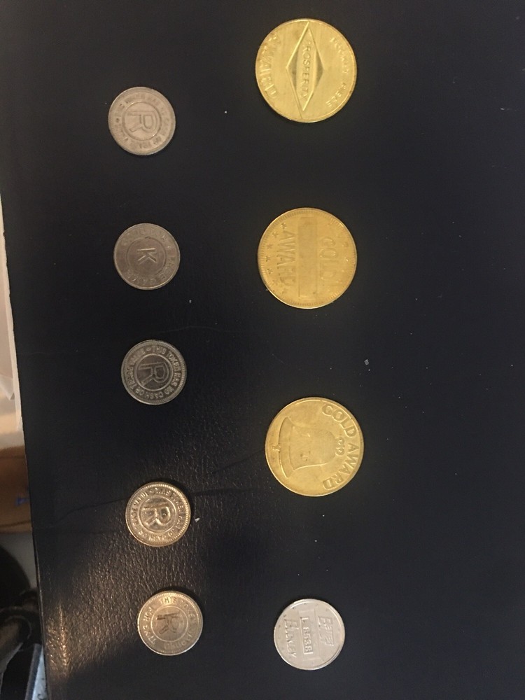 Slot Machine Tokens Collection