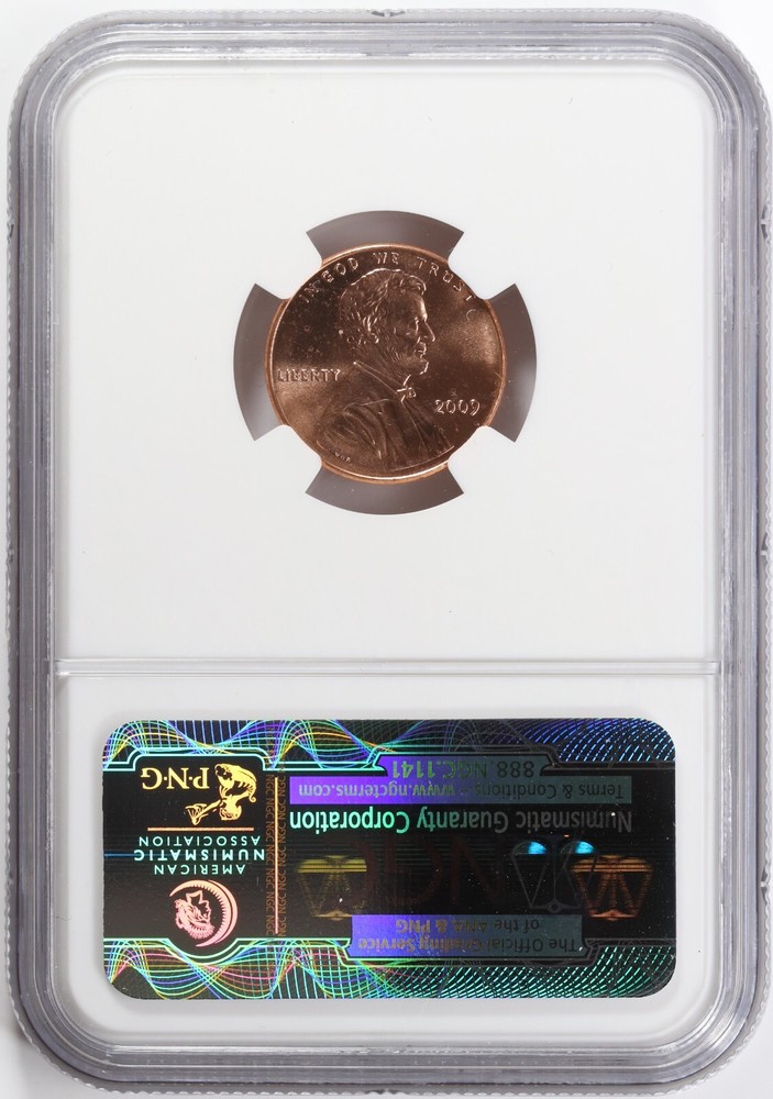 2009 Lincoln Bicentennial Cent Formative Years NGC MS67 RD Red 1c