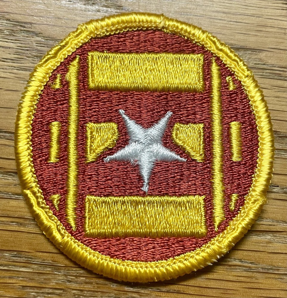 ORIGINAL US 3rd TRANSPORTATION BRIGADE PATCH - MERROWED EDGE
