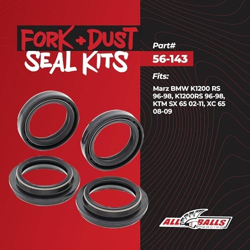 Racing 56-143 Fork & Dust Seal Kit Compatible with/Replacement for KTM