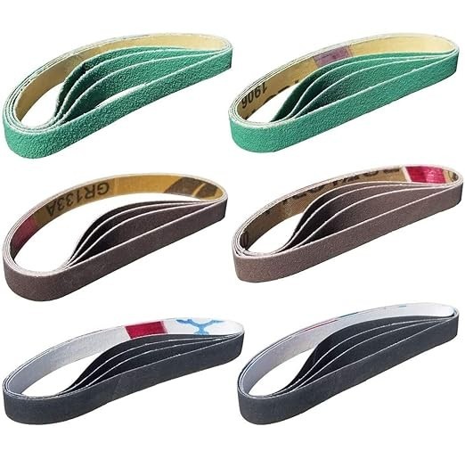 24 Pcs 1/2" X 12" Replacement Belt Kit for Work Sharp Original Knife & Tool Shar