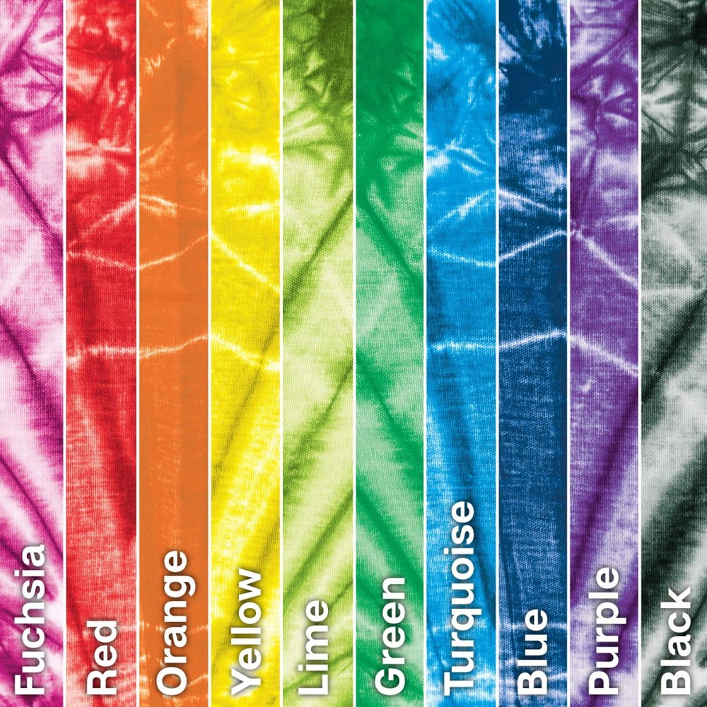 Rainbow Tie-Dye Kit Refills, Multicolor 30-Pack for Easy DIY Projects