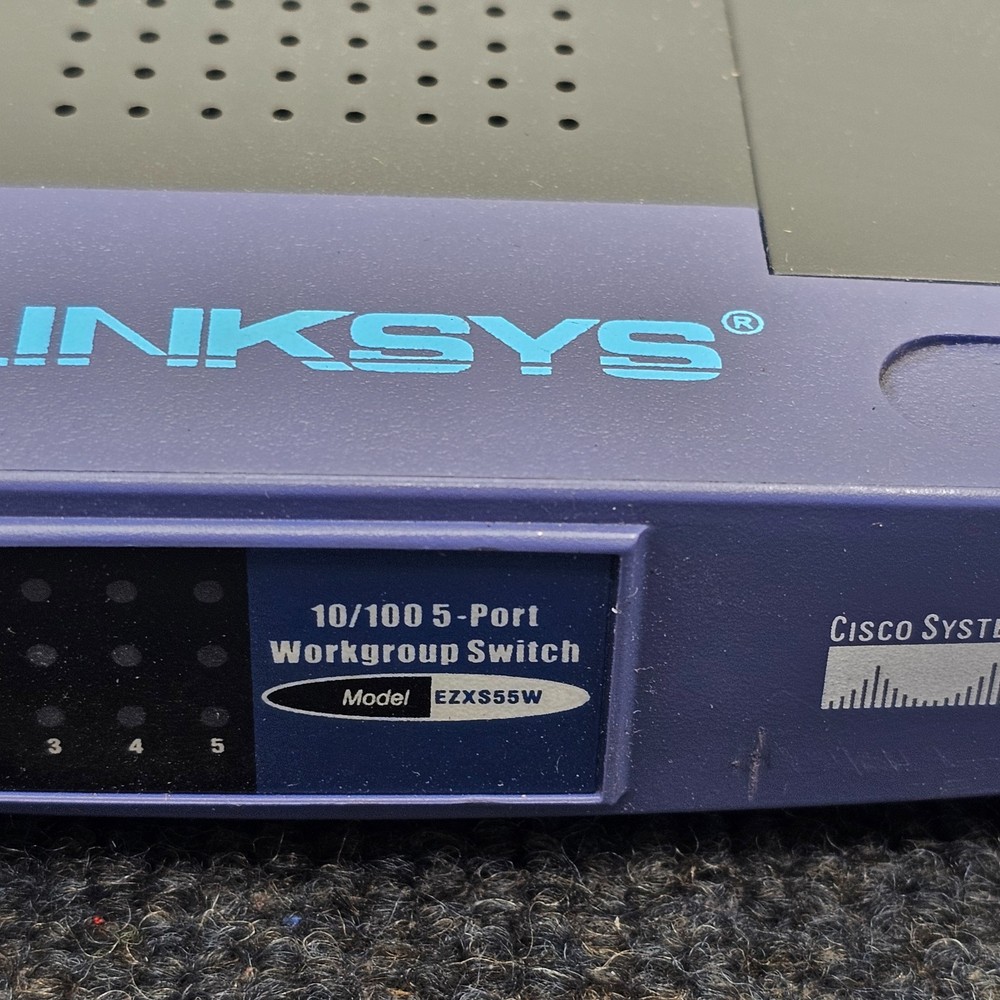Linksys Cisco EZXS55W EtherFast 10/100 5-Port Workgroup Switch