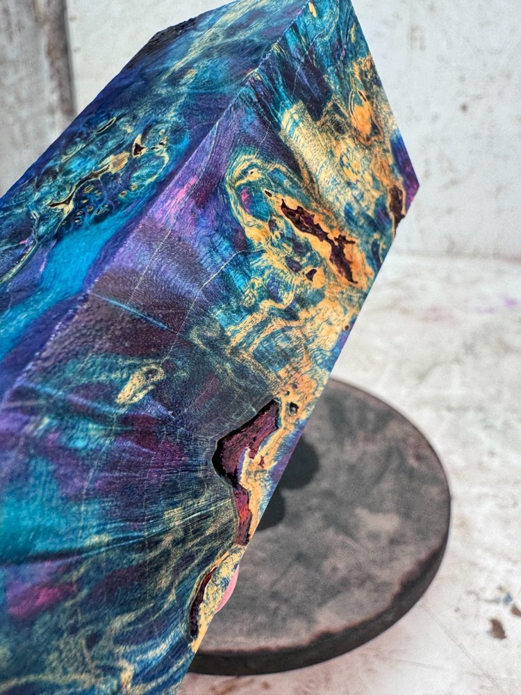 Stabilized Box Elder Burl Turning Blank | Duck Game Call | SBEB 1247
