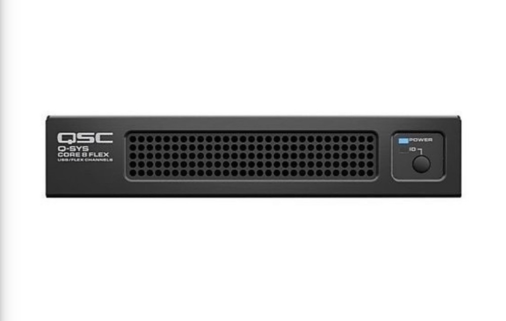 QSC Q-SYS Core 8 FLEX  Network Audio, Video & Control Analog I/O Processor - NEW