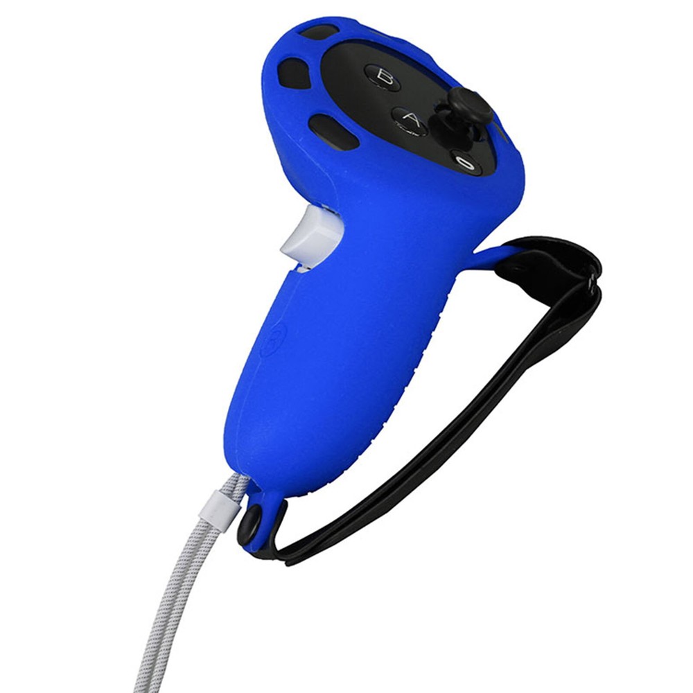VR Controller Case Silicone Sleeve Handle Grip Cover With Strap for Meta Quest 3