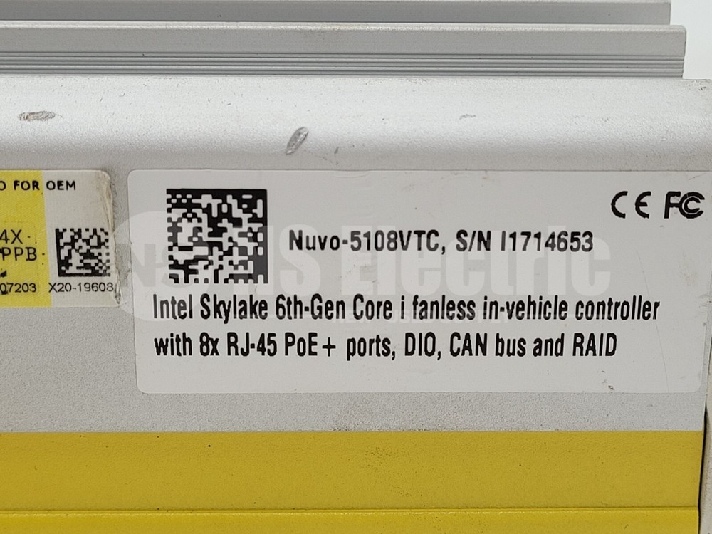 Neousys Technology Nuvo-5108VTC fanless embeded computer
