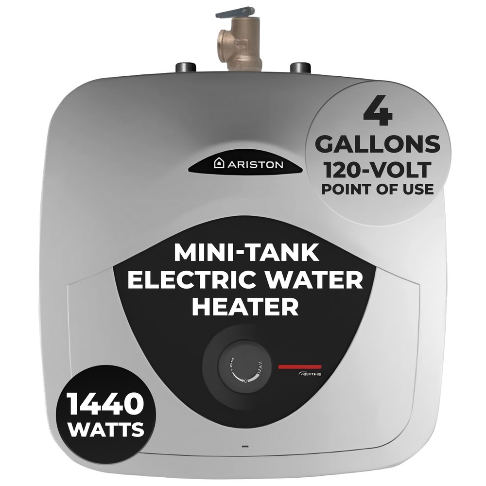 Mini-Tank Electric Water Heater 4 Gallon 120-Volt Point of Use