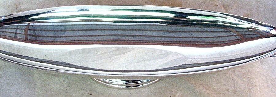 MCM BLACKINTON SILVER CONSOLE BOWL DANISH MODERN c.1950'S