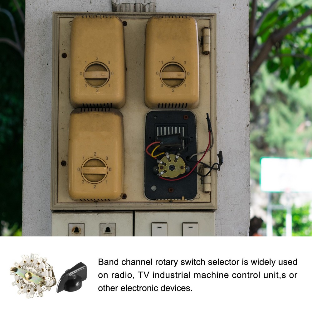 Band Rotary Switch 4P5T 4 Pole 5 Position 2 Deck