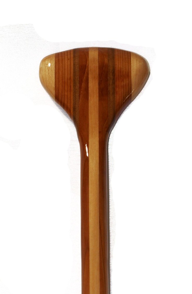 58" Wooden Beavertail style canoe paddle