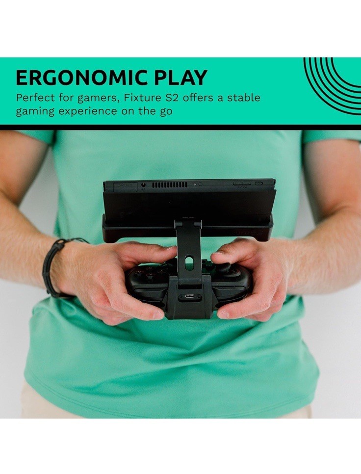 Fixture S2 Nintendo Switch OLED Pro Controller Mount - FAST SHIPPING