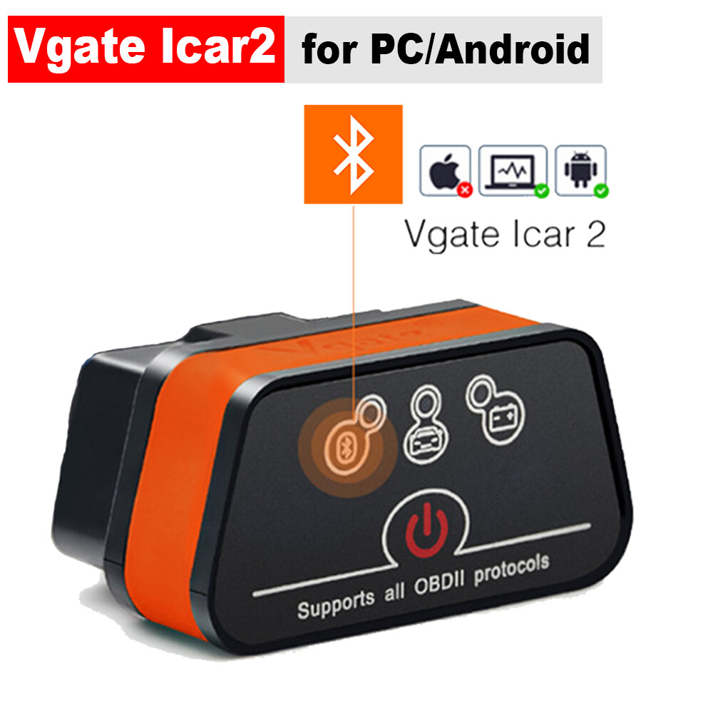 Vgate iCar OBDII Code Reader ELM327 Bluetooth OBD2 Scanner Car Diagnostic Tool*