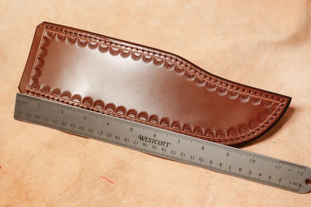 Custom Leather Sheath for Buck 903