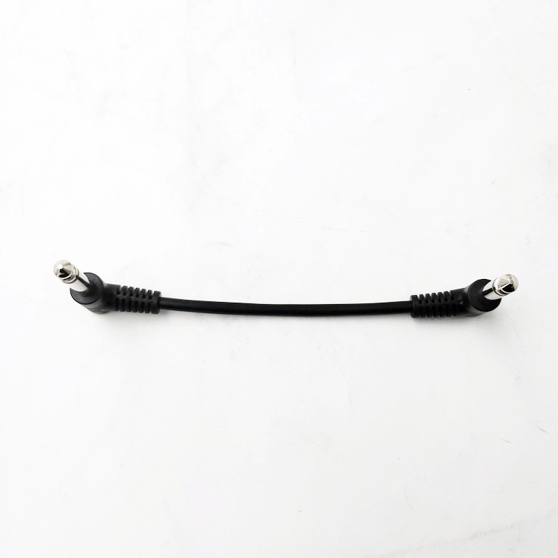 For Guitar Effects, 8 Pack 15cm 1/4" Audio Patch Cables Black