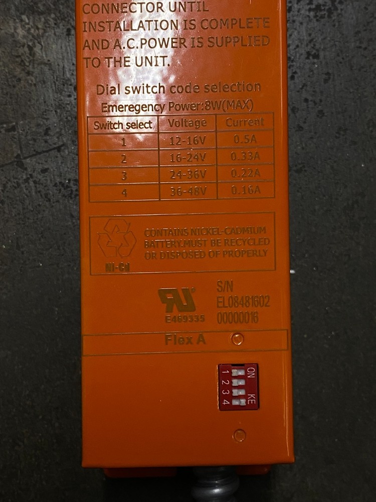 EMERGENCY LED BATTERY BACKUP DRIVER 8W