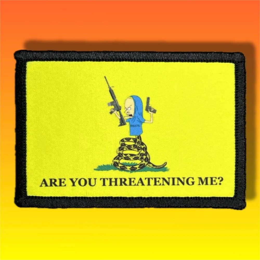 Beavis And Butthead Morale Patch / Military Badge Tactical Hook & Loop 391