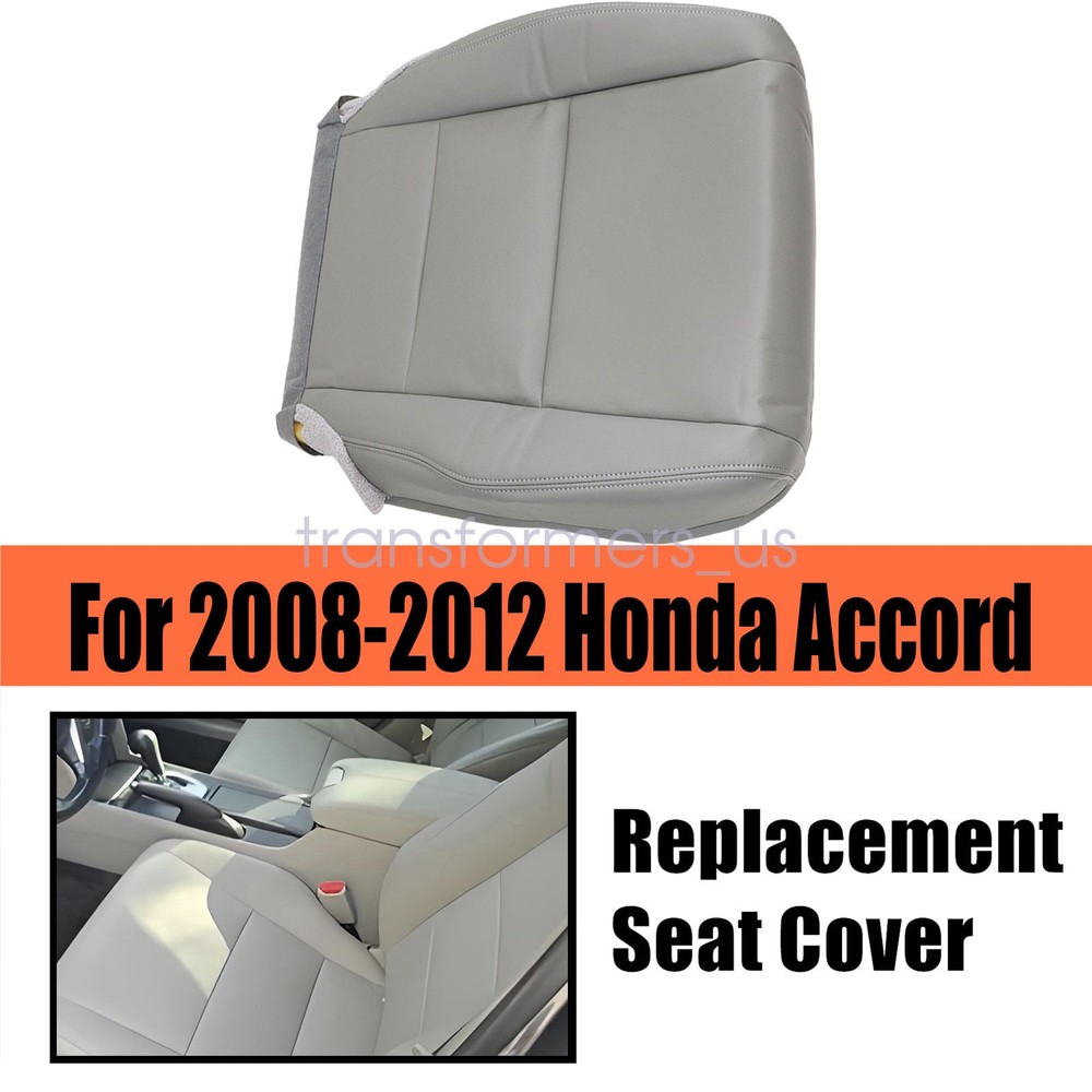 For 2008-2012 Honda Accord Replacement Driver Side Bottom Leather Seat Cover