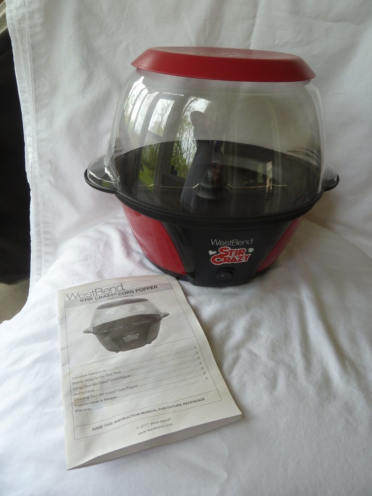 WEST BEND STIR CRAZY CORN POPPER~~MODEL 82707~~NEW