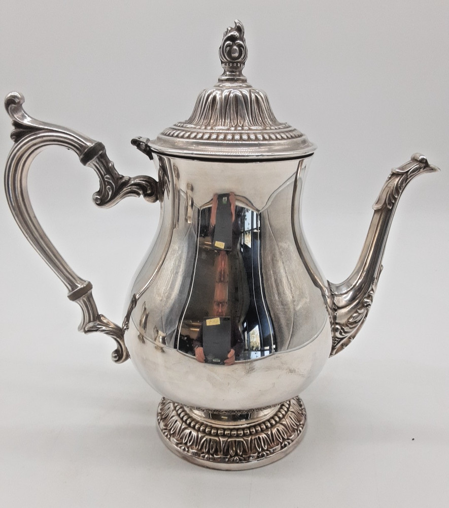 WM Rogers Silver Plate on Copper 3 piece Coffee Service