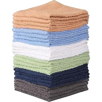 Cotton Bath Towel Set - 6 Pack