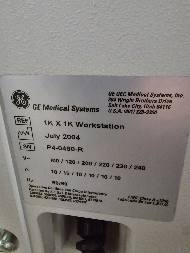 ge oec 9800+ workstation only
